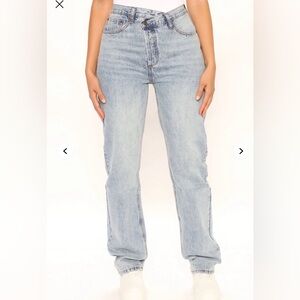 Fashion Nova TALL straight leg jeans